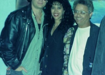 Ofra Haza in a Dinner celebrating the completion of the "Kirya" album recordings - 24.07.1991