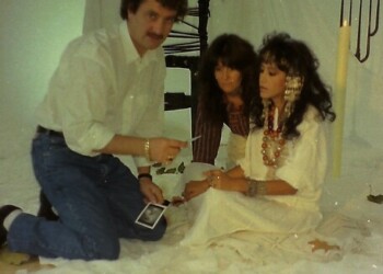 Ofra Haza Filming of the Shaday music video in London - 1988