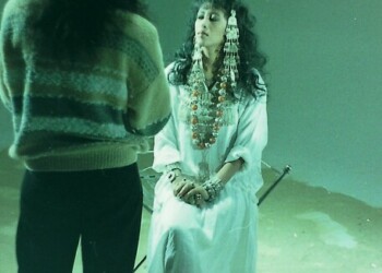 Ofra Haza Filming of the Shaday music video in London - 1988