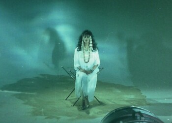Ofra Haza Filming of the Shaday music video in London - 1988
