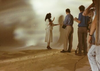 Ofra Haza Filming of the Shaday music video in London - 1988